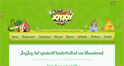 Desktop Screenshot of joyjoy.be